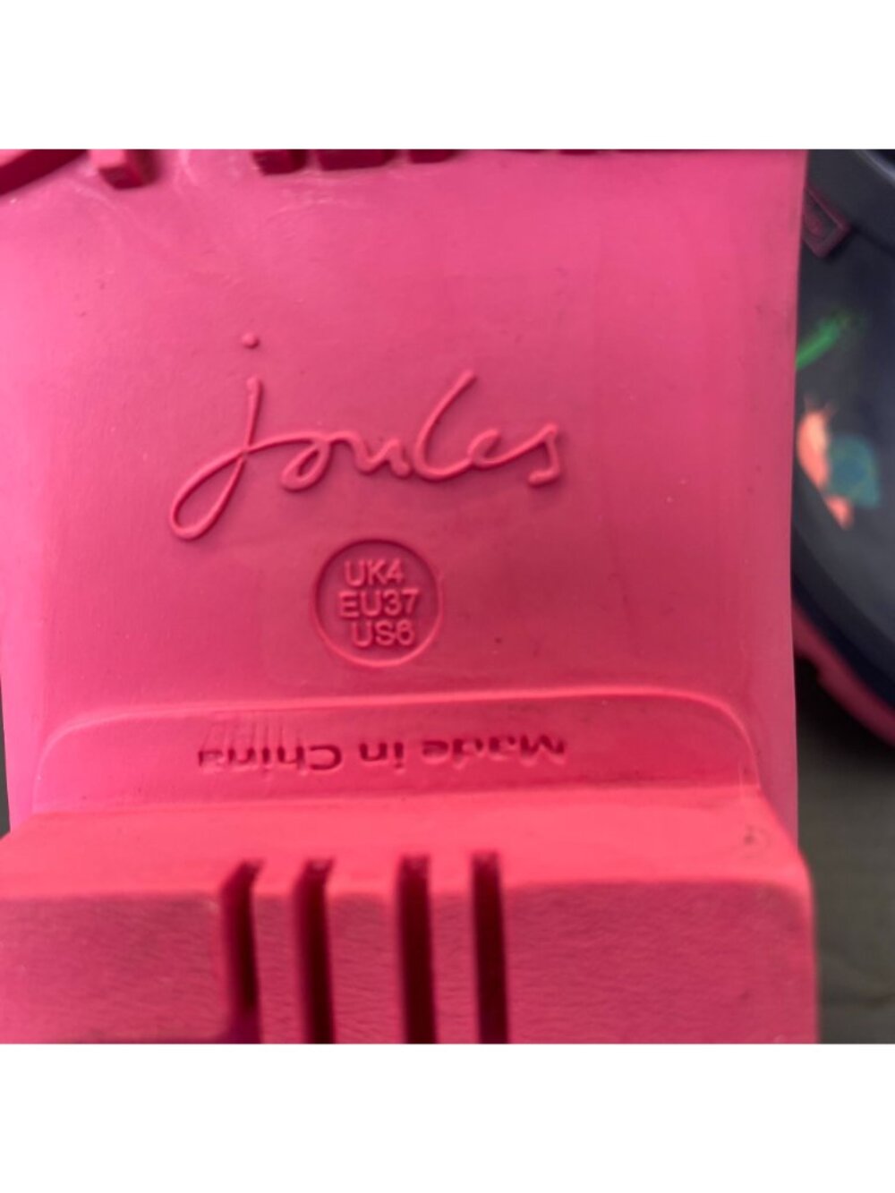 Joules Women's Pop On Rain Shoes Size 6 comfort New - Picture 9 of 15